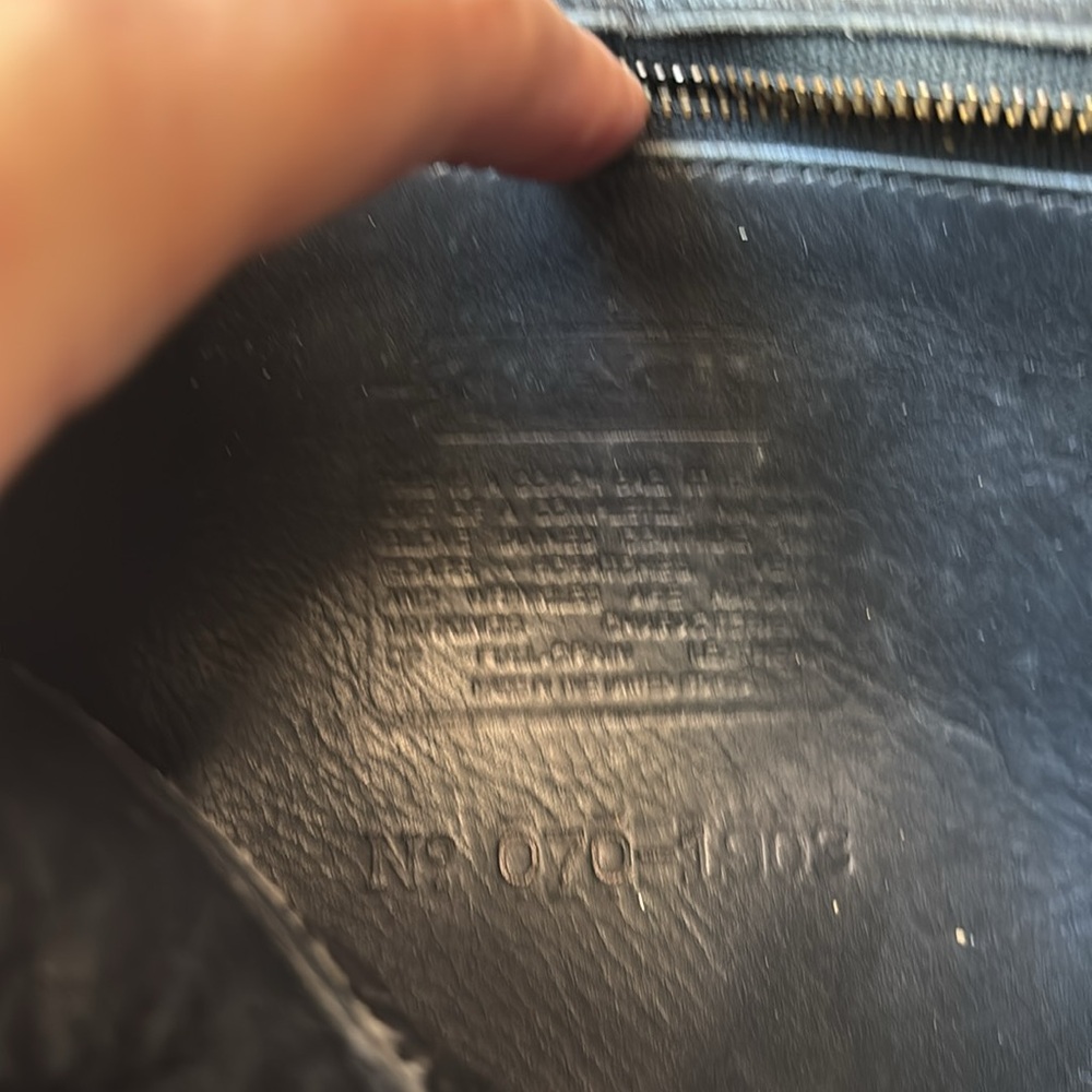 Coach | Vintage Lightweights #4110 Tailored Pouch in Black - Picture 3 of 13